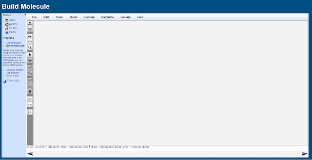 WebMo Build Molecule
