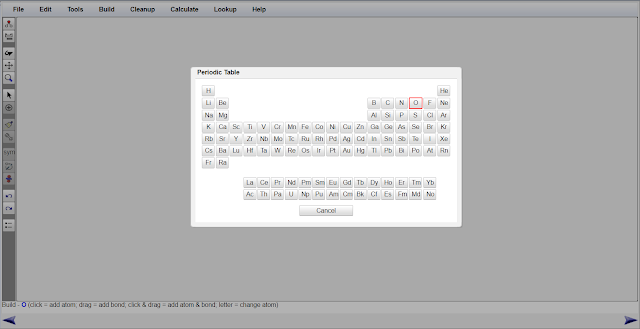 WebMo Build Molecule