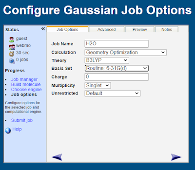 WebMo Choose Calculation