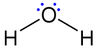 水分子的路易斯结构式