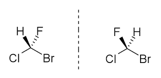氟氯溴甲烷的立体结构