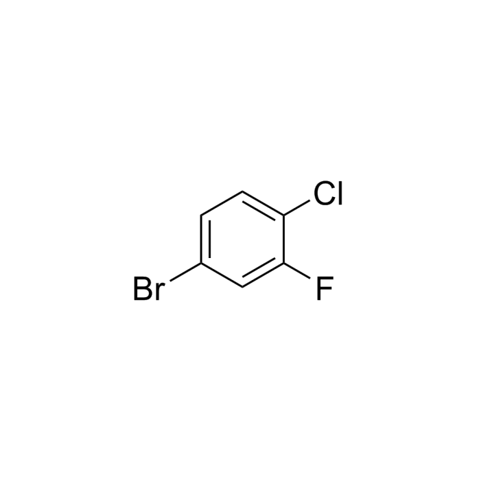 4-溴-1-氯-2-氟苯的键线式